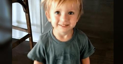 Toddler calls dad funny name and runs out of the house to say “I love you”