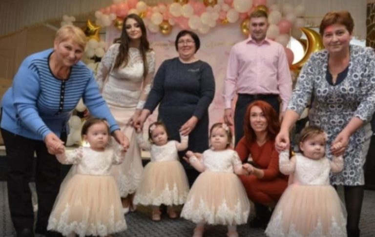 Перші кроки і слова: четверо близнючок з Кропивницького відсвяткували День наро дження