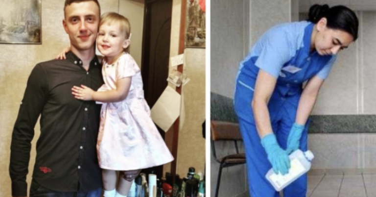 Маленька соня почула розмову матері, і вирішила, що мама не повинна так працювати через неї. Вона взяла куртку і вирішила зникнути з житт