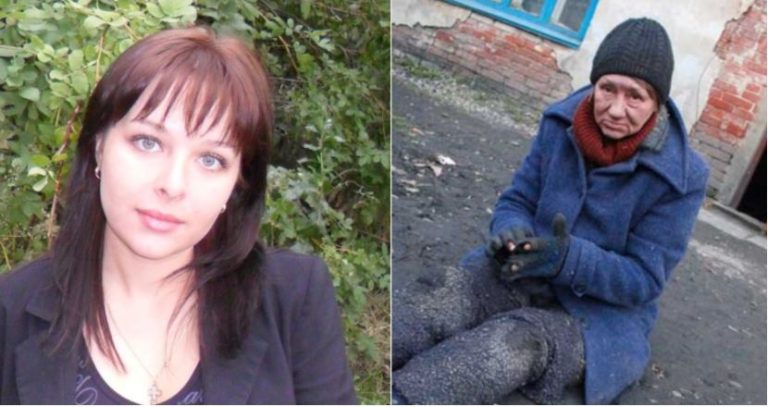 По дорозі додому мене покликала якась бездомна жінка і просила дати rрошей на хліб. Її голос був жа хливо знайомий, а коли я побачила пляму на щоці, відразу замерзла