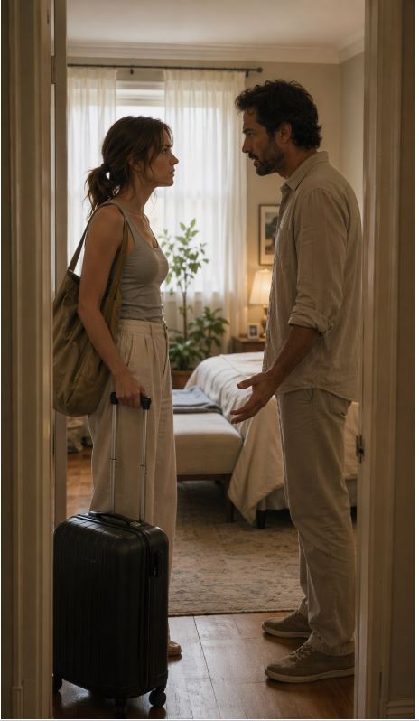 — «Значит, набить себе карманы квартирой по настоянию матери оказалось важнее жены! Теперь у тебя ни дома, ни семьи!» — крикнула я, таща чемодан.