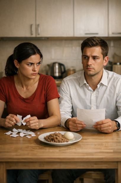 Дорогая, это банковские реквизиты моей мамы. Отнеси их в бухгалтерию, чтобы твою зарплату перечисляли ей.