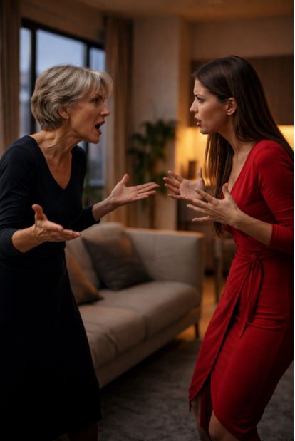 — Куда ты идёшь? Мама скоро будет здесь! — Она приходит к тебе! Делай что хочешь со своей мамой! Я её больше не выношу.