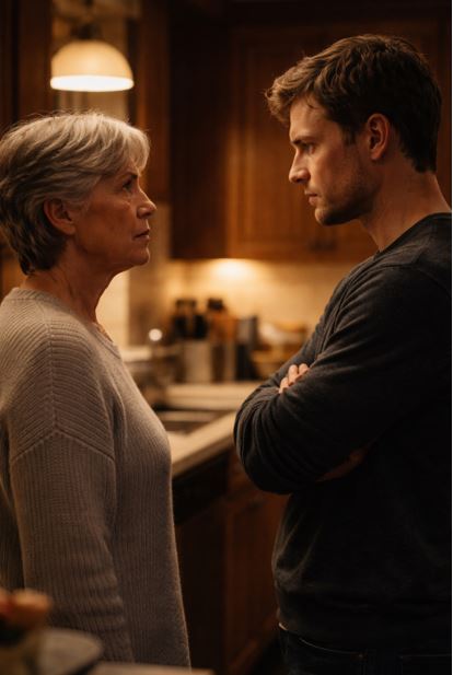 Как ты можешь запретить мне приходить в твой дом?! Я твоя мать! И я научу твою женушку уважать старших и делать всё так, как я хочу, нравится тебе это или нет