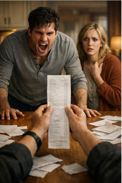 «Положи чек на стол, транжира! Моя мама посчитала, сколько ты тратишь на свои ‘роскоши’,» — сказал мой муж голосом, который не был похож на его собственный.