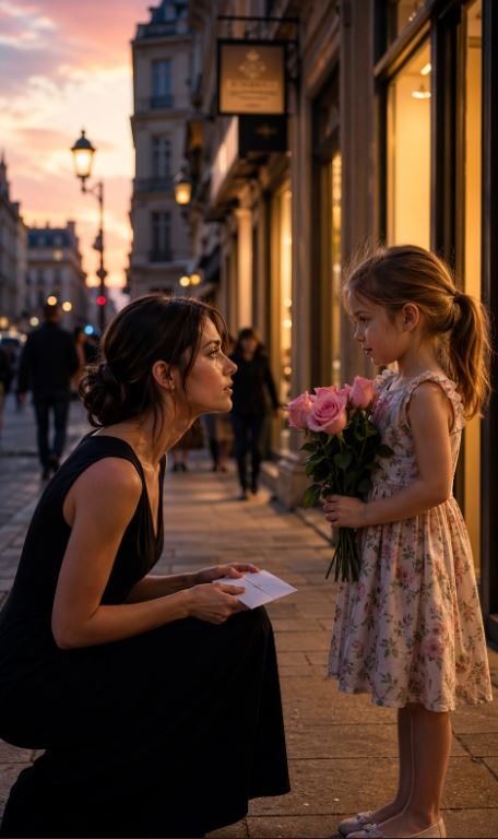 Босоногая девочка, продающая цветы у ресторана — и она прошептала: